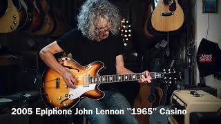 Video thumbnail for 2005 Epiphone John Lennon "1965" Casino Demo by Capsule Music