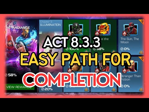 Beta | Act 8.3.3 easy path for completion | Marvel contest of champions! #mcoc #act8