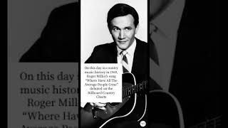 On this day in country music history in 1969 Roger Miller hit the charts #countrymusic #60smusic