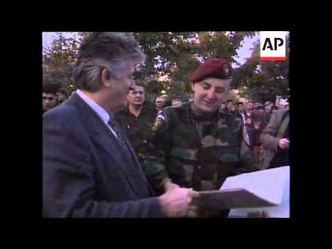 SERBIA: BELGRADE: ARKAN MEMORIAL SERVICE HELD (2)