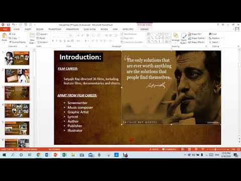 How To Make Powerpoint Presentation By Ashrith N V