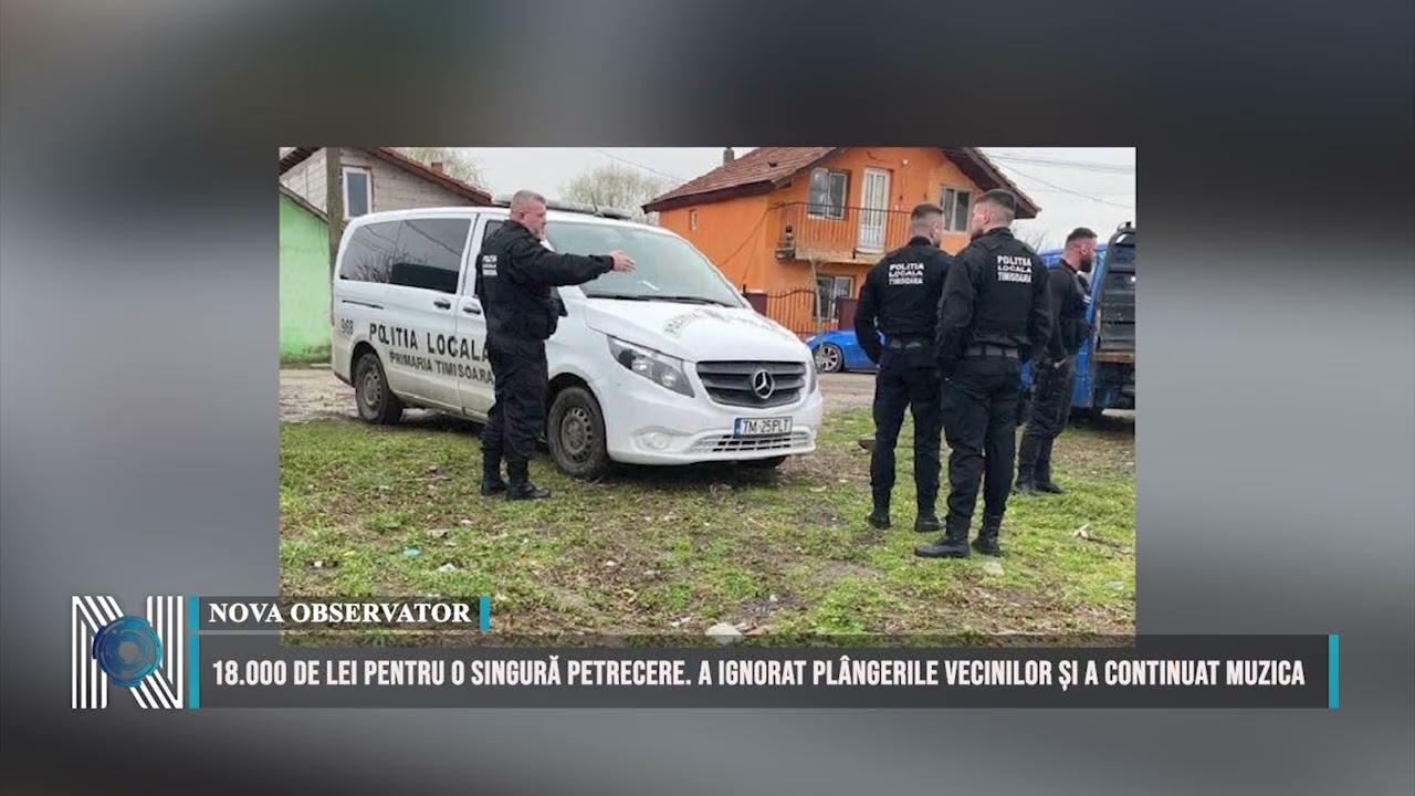 18.000 de lei pentru o singură petrecere. A ignorat plângerile vecinilor și a continuat muzica