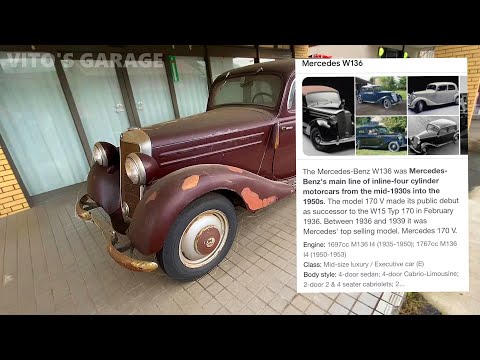 Thumbnail for Do You Think This Tank Participated in WWII? Found 1940s Mercedes W136!!! This Thing is Perfect!!! by BMW, Car