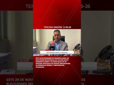 SANTO DOMINGO ELEGIRÁ A 15 CONCEJALES