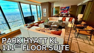 $10,000 Diplomatic Suite on the 111th Floor: Park Hyatt Kuala Lumpur 🇲🇾 (How I D