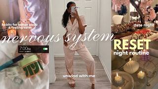 Calm Night Routine for Overstimulating Days🌙 skincare, unwind + nervous system reset