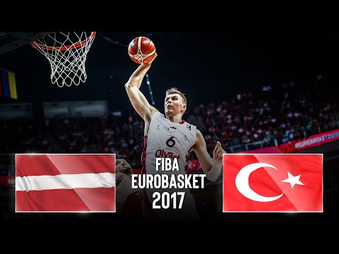 Баскетбол  — Latvia v Turkey | Classic Full Games — FIBA EuroBasket 2017