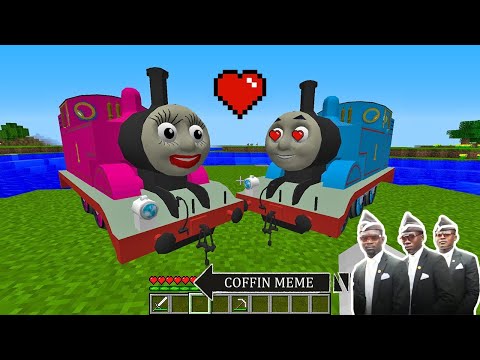 Thomas Loves Thomas Girl Tank Engine in Minecraft - Coffin Meme