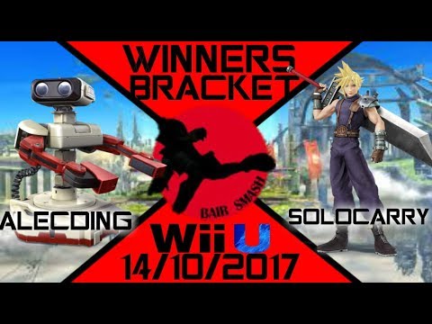 Bair Smash 17 Winners Round 1 - Alecding (R.O.B., Lucina) Vs. SoloCarry (Cloud) - Smash Wii U