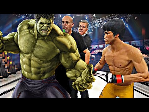 Bruce Lee vs Hulk ( EA Sports UFC 4 ) wwe mma