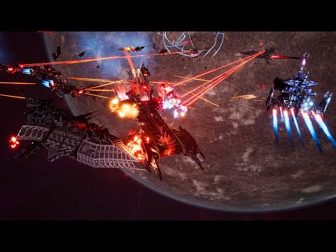 Mega Mod 2020: World Eaters vs Iron Warriors! - Quick Battle, Skirmish, Battlefleet Gothic Armada 2