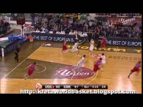 Euroleague 2010 - Week Union Olimpija Ljubljana -  CSKA Moscow 77-80 OT (62-62) highlights