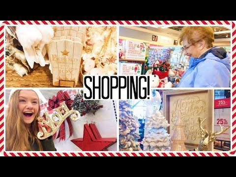 CHRISTMAS SHOPPING AT CRACKER BARREL, JOANNS, AND HALLMARK! Video