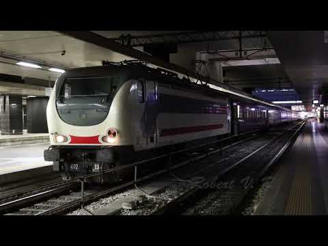 ÖBB Nightjet NJ294 departing Roma Termini