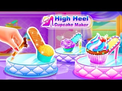 High Heel Cupcake Maker-Bakery Food Games Free Video