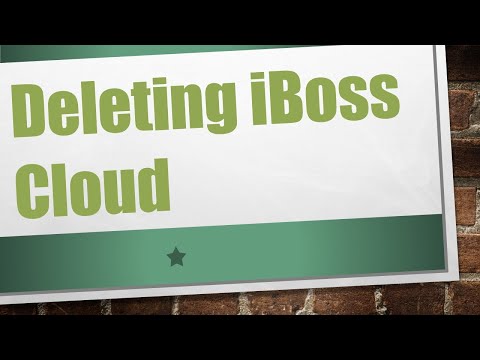 Deleting iBoss Cloud
