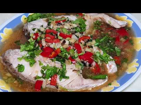 Famous KL steamed fish called Lan Jie 如何在家里制作兰姐蒸鱼