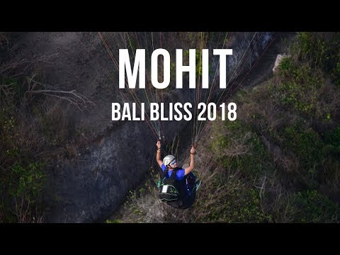 Bali Bliss 2018 : Mohit flew in Bali with Temple Pilots Paragliding.