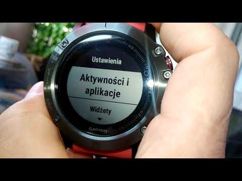 Garmin F5X shapphir ustawienia