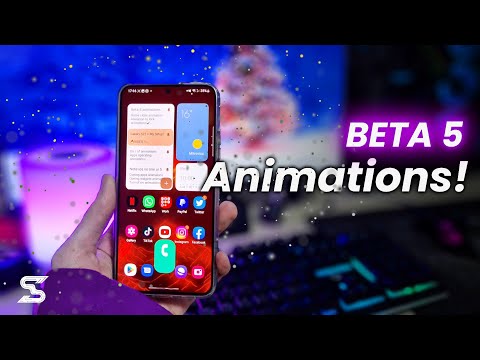Samsung One Ui 5.0 BETA 5 Animations!