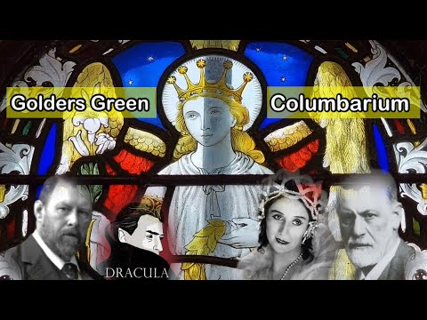 Golders Green Crematorium. Tour of the Columbaria and see the urns of bram stoker & Anna Pavlova.