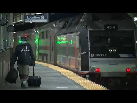 NJ governor announces suspensions for NJ transit bus, light rail, and commuter rail for Sunday