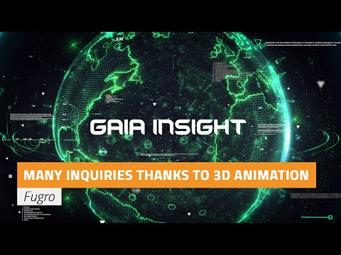 GAIA Insight - Online georisk platform | 3D Product animation | Fugro | C4Real