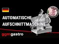 Commercial Automatic Meat Slicer – 12''/Ø300 mm blade - 550 W - gravity-feed carriage