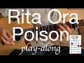 RITA ORA - Poison Guitar Lesson / Tutorial - Play ...