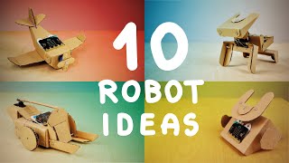 10 Easy Robotics Projects Made With Cardboard | Perfect For Education