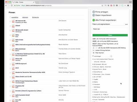CentralStationCRM Tutorial Preview