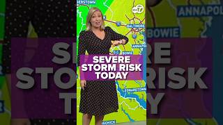 Stay inside, DC! Severe storm risk today 🌩️