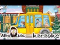 The Wheels On The Bus CHRISTMAS Time KARAOKE Nursery Rhymes AlbusKids