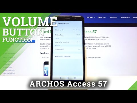 How to Change Volume Button in ARCHOS Access 57 – Side Buttons