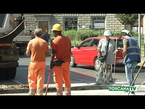 2019-08-19 FIRENZE - TRAMVIA, INIZIO LAVORI SAGGI ARCHEOLOGICI LINEA 3.2