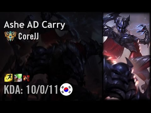 Ashe AD Carry vs Jhin - CoreJJ - KR Challenger Path 6.6