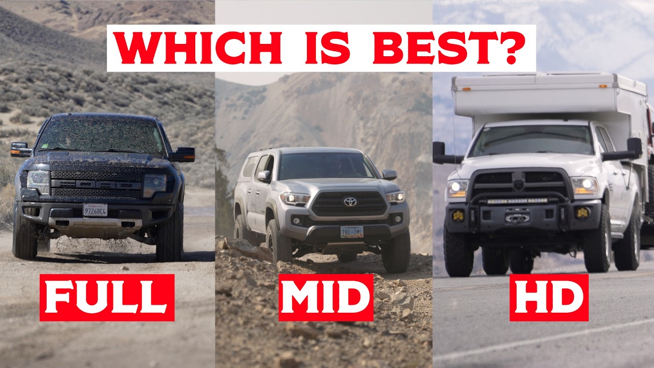 Midsize, Half-Ton, & One-Ton Trucks Explained: GVWR, Payload, Suspension & Tires