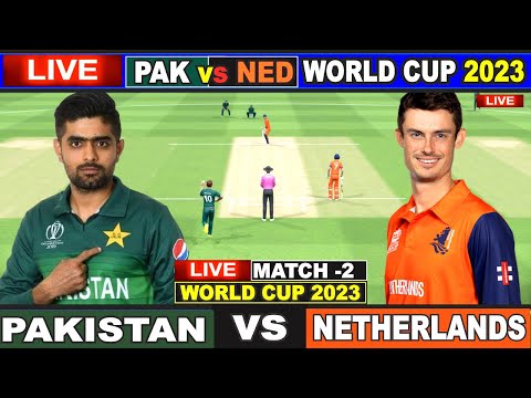 Live: PAK Vs NED, ICC Cricket World Cup | Live Match Centre | Pakistan Vs Netherlands | 1st Innings