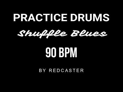 BLUES SHUFFLE DRUMS BACKING TRACK - PISTA DE BATERÌA PARA BLUES 90 BPM