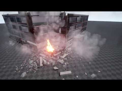 Destructible building UE4 for multiplayer