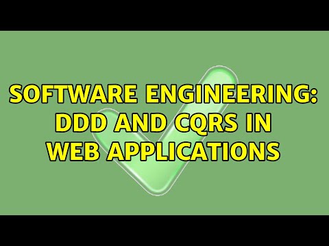 Software Engineering: DDD and CQRS in web applications