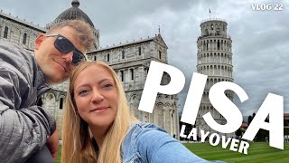 PISA in 3 HOURS train layover | Italy Travel Vlog 2022