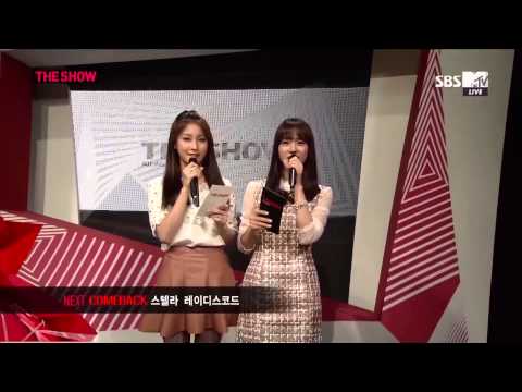 140218 Gyuri & SeungYeon KARA   MC Cuts @ SBS MTV The Show All About K Pop 1080P