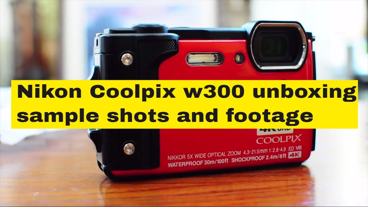 Цифровой фотоаппарат Nikon Coolpix W300 оранжевый