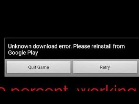 GTA San Andreas not working | Fix Unknown download error. Please reinstall from Google Play Android