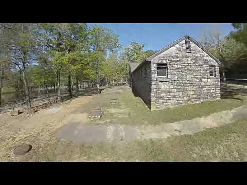 Drone fly around of the lake adjacent to the lower RV campground.