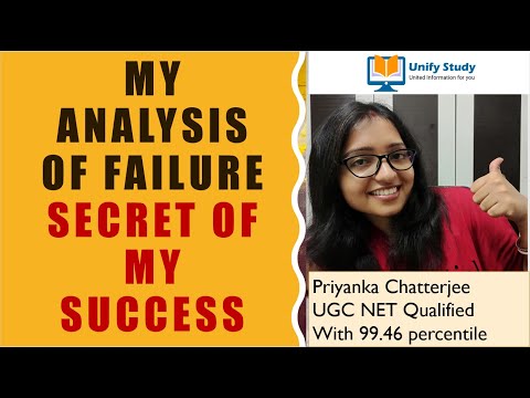 My Analysis of Failure |  Secret of My Success | Priyanake Chatterjee UGC NET with 99.46 Percentile