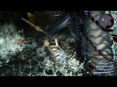 FINAL FANTASY XV Sewer Boss Fight