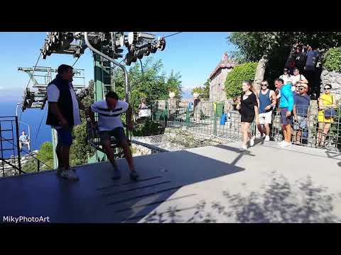 L'isola Di Capri Vista Dall'alto Montesolaro Seggiovia zhiyun smooth 4 Gimbal