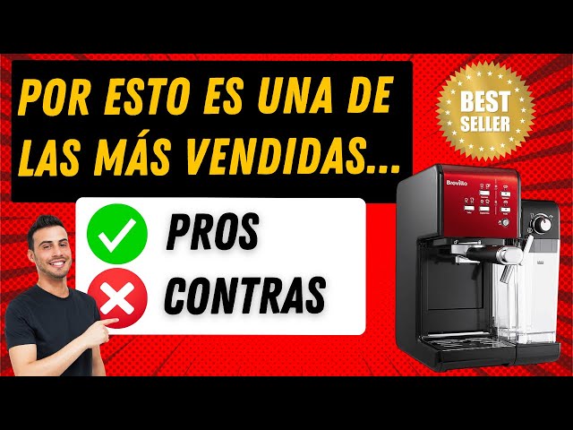 Vídeo relacionado con Breville Prima Latte II Espresso | Cafetera para latte y capuchino | Bomba profesional de 15 bares y espumador | Rojo [VCF109X]